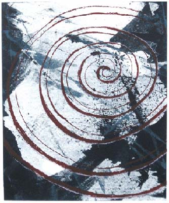 Spiral Hill, 2008, zeefdruk,  Kaj Glasbergen